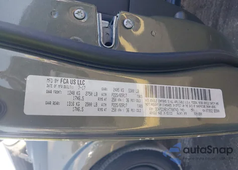 2017 Dodge Journey Se from USA, damaged, VIN 3C4PDCAB1HT700743